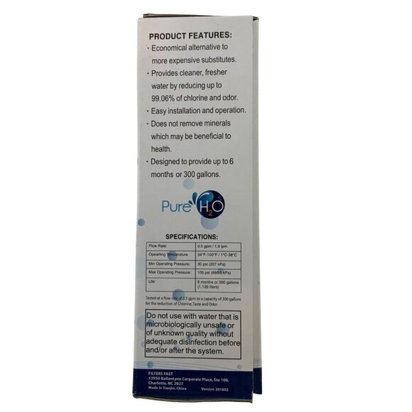 PureH2O Refrigerator Water Filter PH21500 Fits Whirlpool Amana Kenmore - Picture 4 of 4